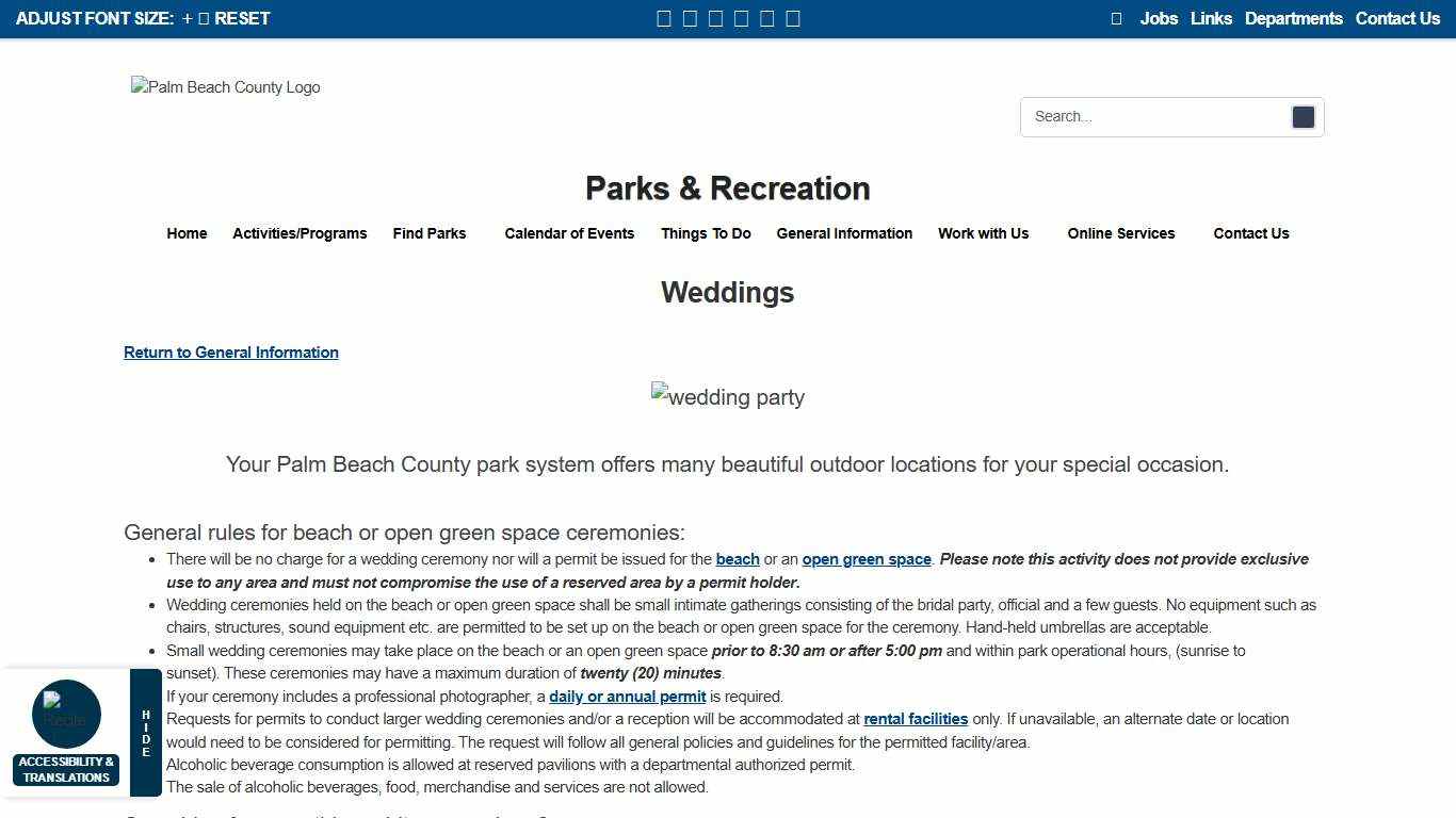 Parks & Recreation - Weddings