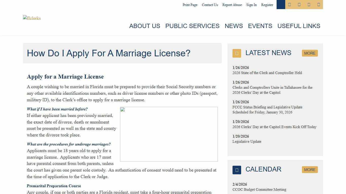 How Do I Apply For A Marriage License? - Florida Court Clerks & Comptrollers